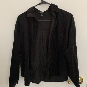 FOREVER 21 CORDUROY SHIRT SIZE S !